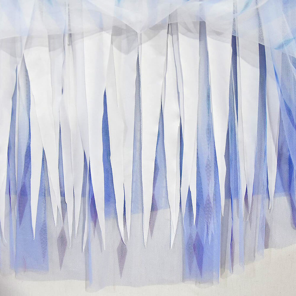 Kinder Prinzessin Kleid Blau Tüll Kostüm