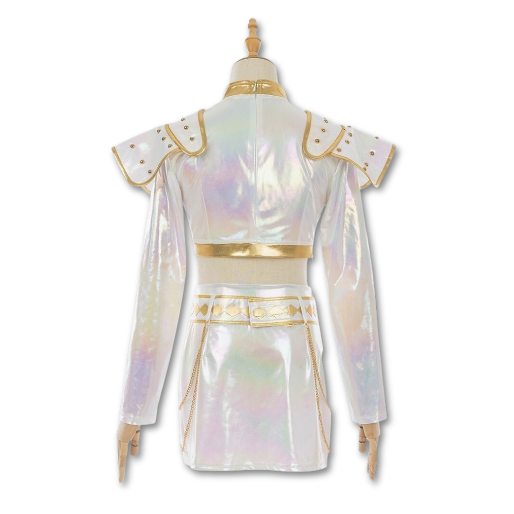 Holographic Kpop Kostüm für Kinder Mädchen