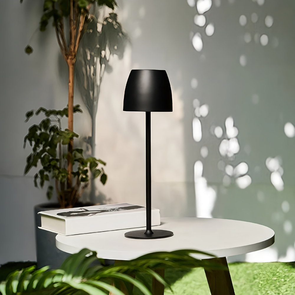 LED Metall Tischlampe Kabellos Dimmbar