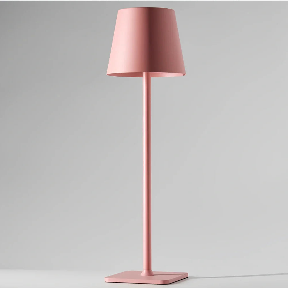 LED Tischlampe dimmbar Metall Akku modern