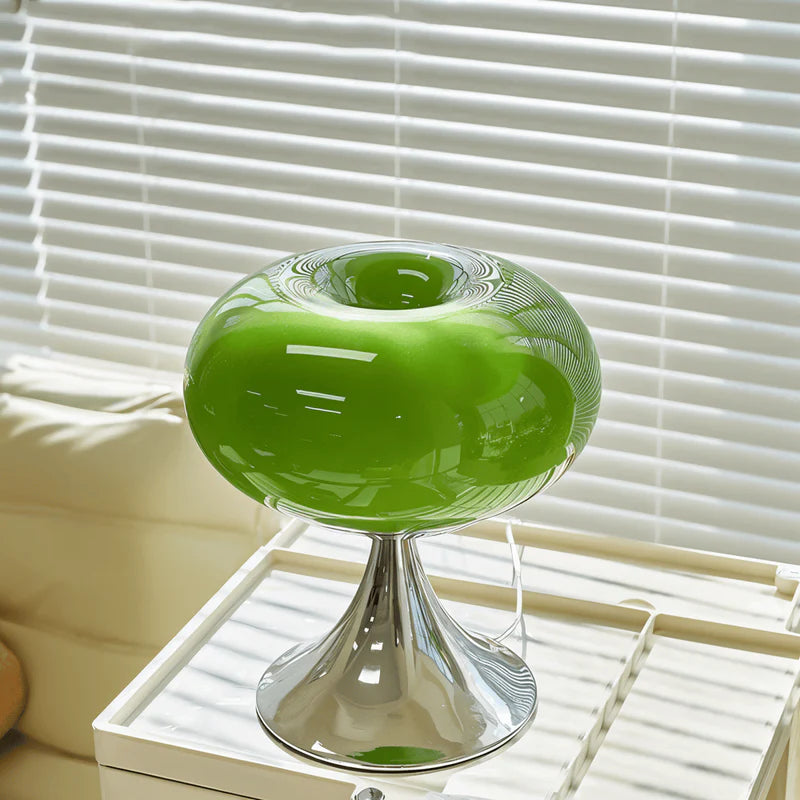 Tischlampe Glaschrom Retro-Design