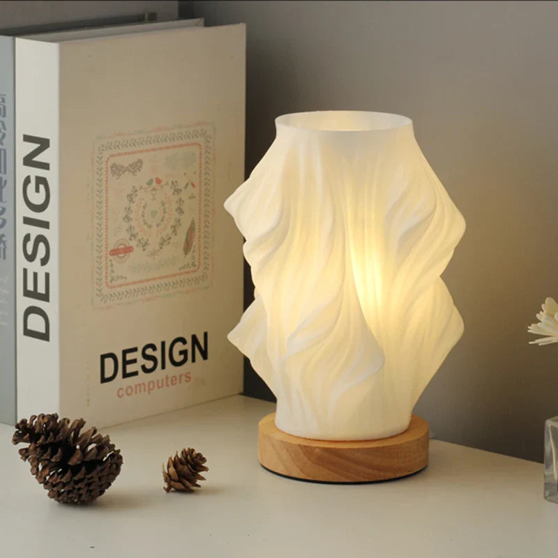 LED Tischlampe Modern Weiß Kunststoff Dimmbar