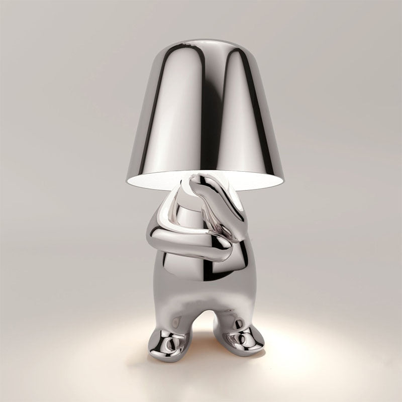 Tischlampe Gold Modern Designfigur LED Licht