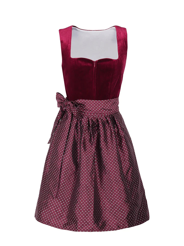 Damen Oktoberfest Elegantes Kleid | Dirndl, Midi