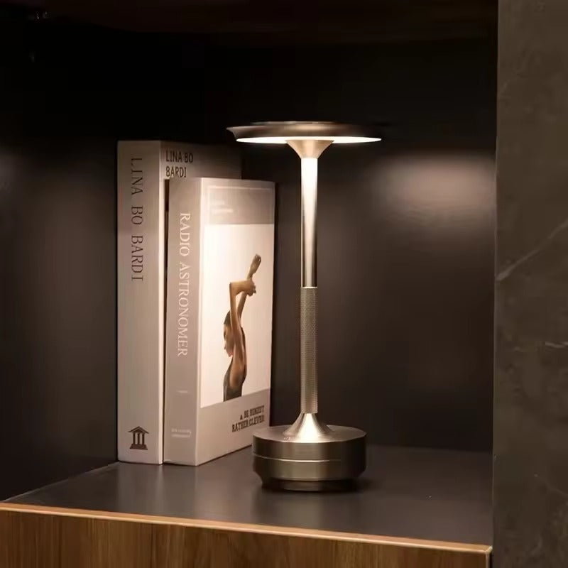 Moderne Schwarze LED Tischlampe dimmbar