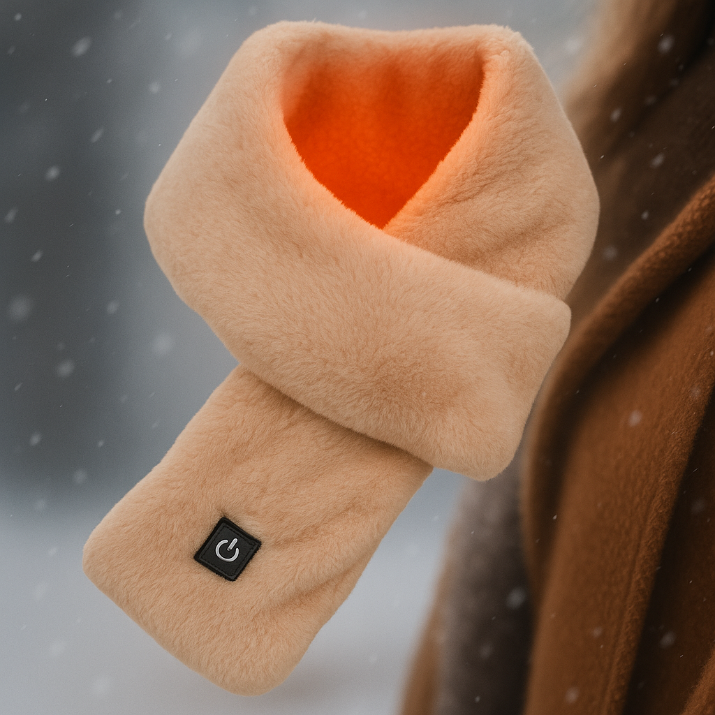 Schal Beheizbar Fleece USB Winter Warm
