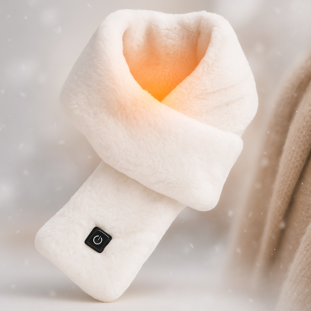 Schal Beheizbar Fleece USB Winter Warm