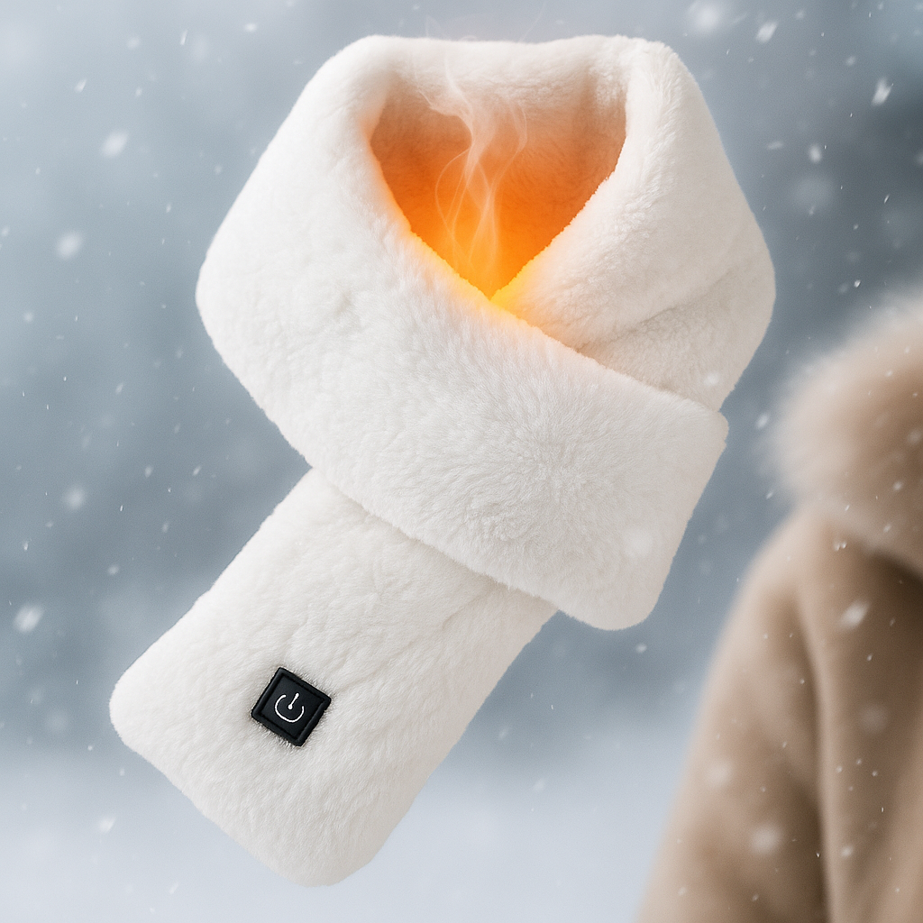 Schal Beheizbar Fleece USB Winter Warm
