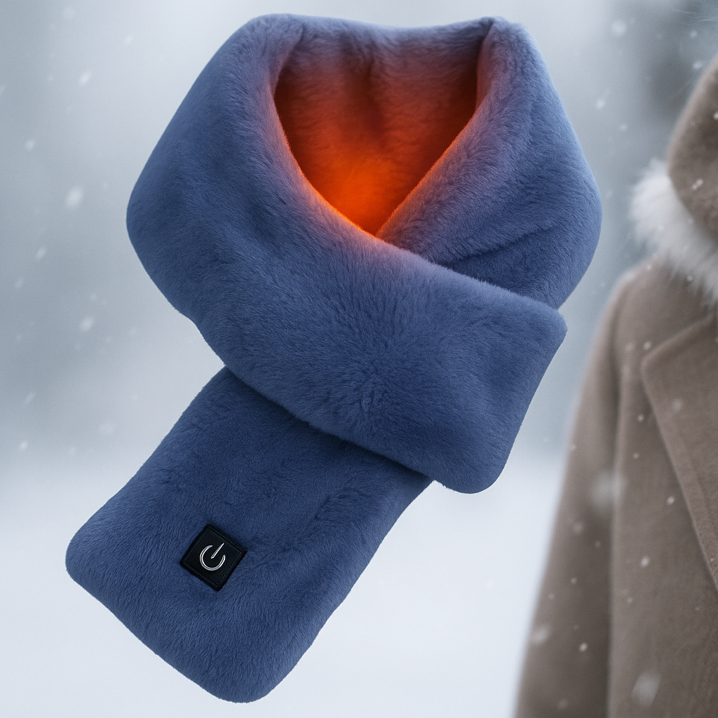 Schal Beheizbar Fleece USB Winter Warm