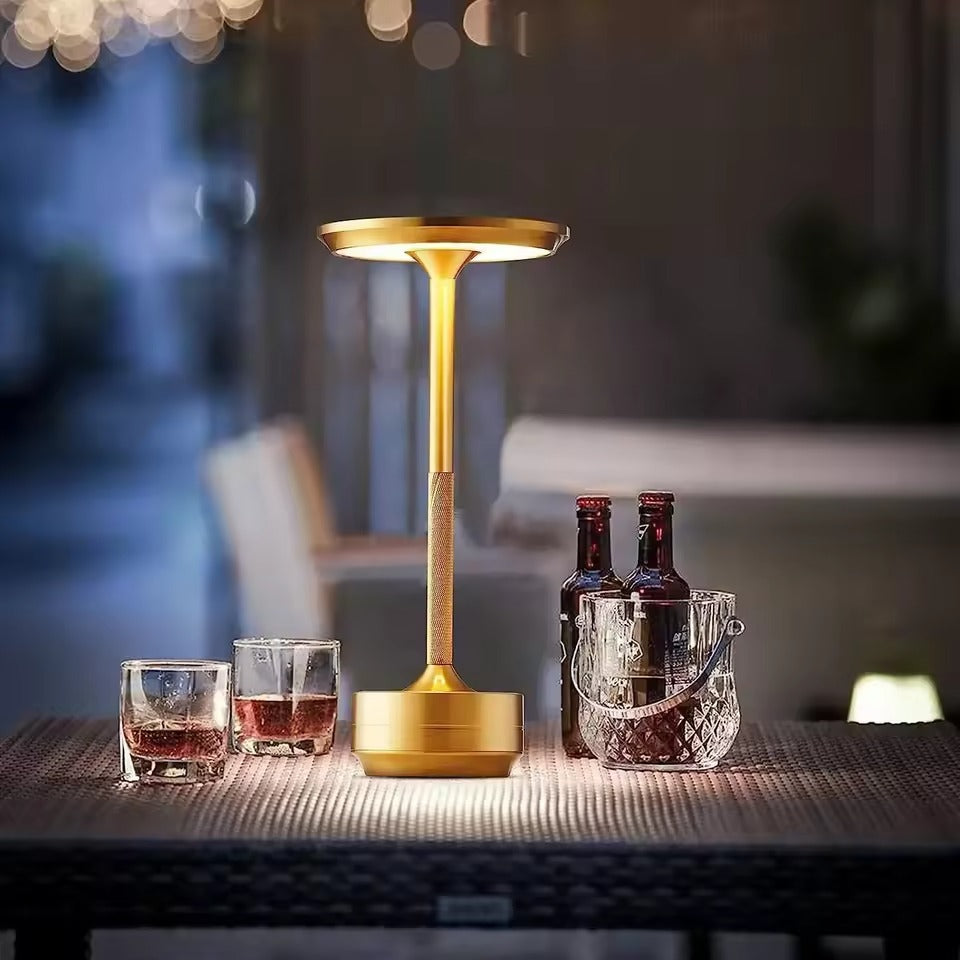 Moderne Schwarze LED Tischlampe dimmbar