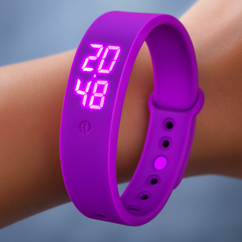 Smartwatch Wasserdicht Silikon Fitness Armbanduhr