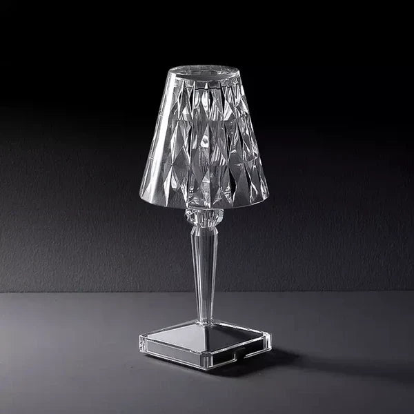 LED Kristall Tischlampe aus Acrylglas Modern