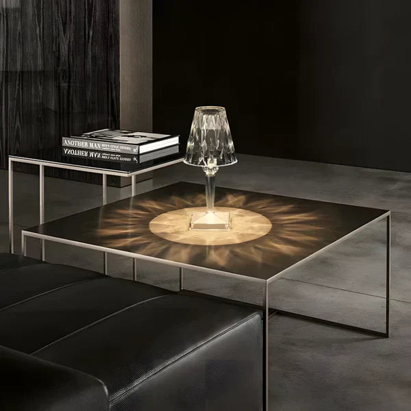 LED Kristall Tischlampe aus Acrylglas Modern