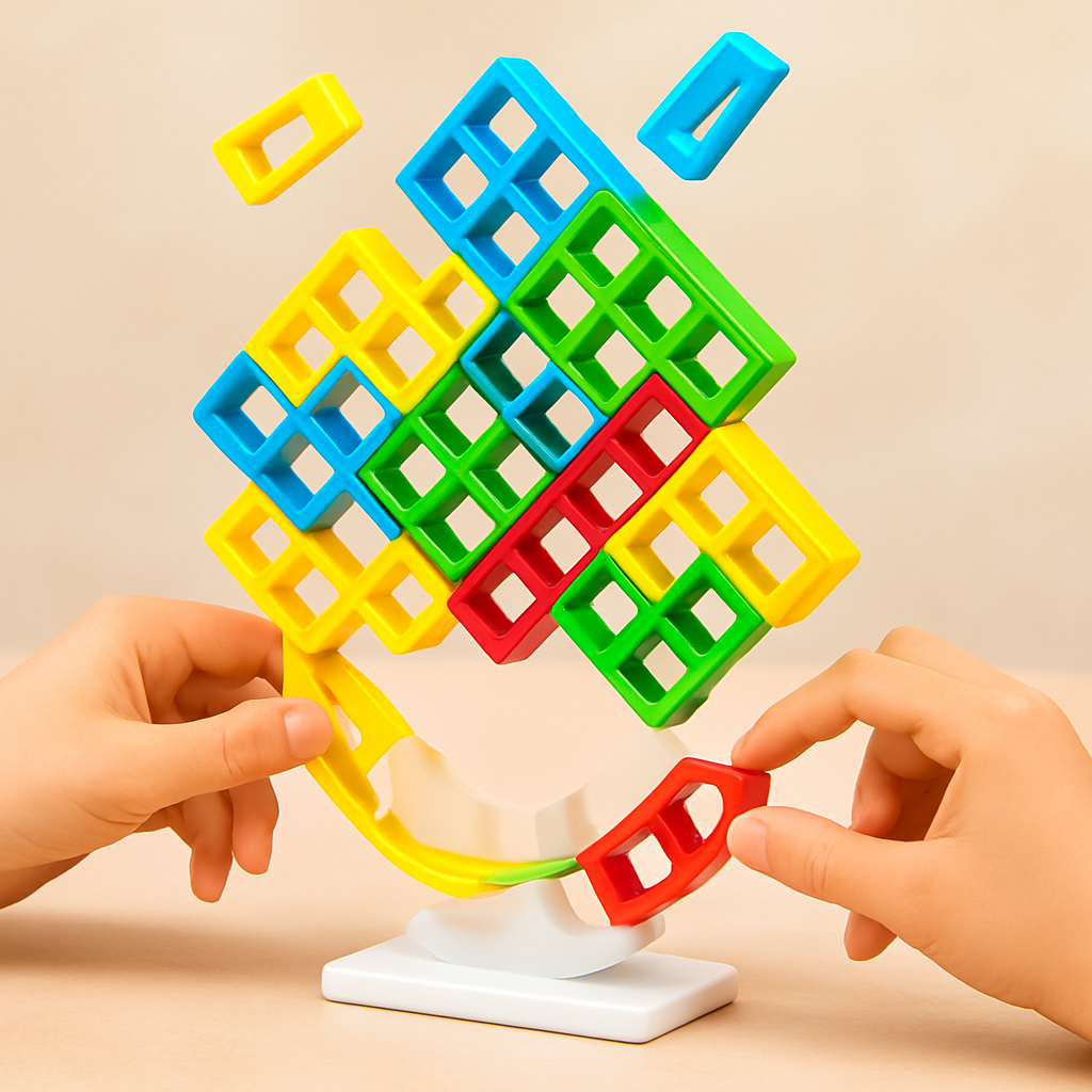 Spielzeug Bausteine Balance Turm Spiel