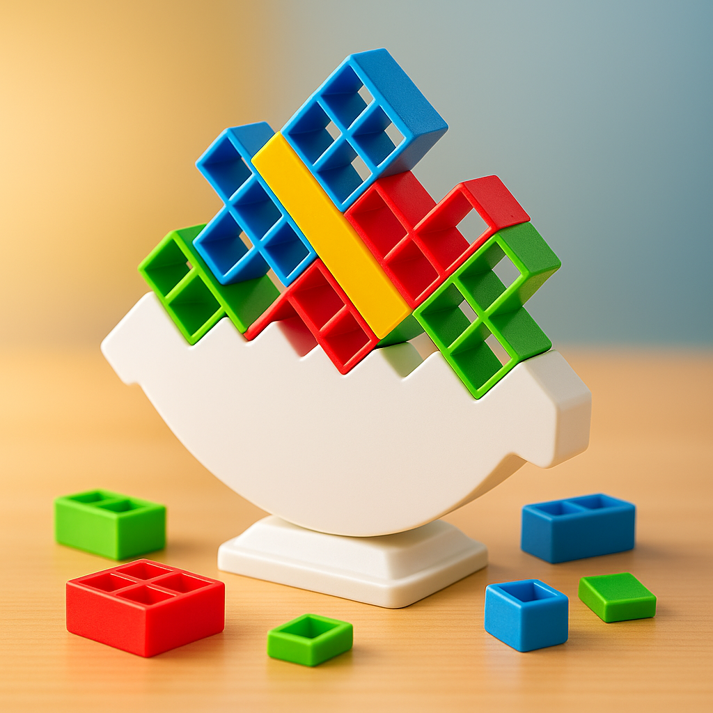 Spielzeug Bausteine Balance Turm Spiel