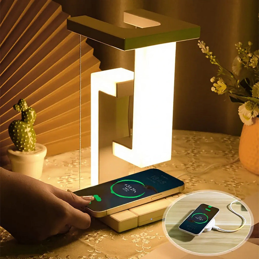LED Tischlampe Modern mit Wireless Ladefunktion