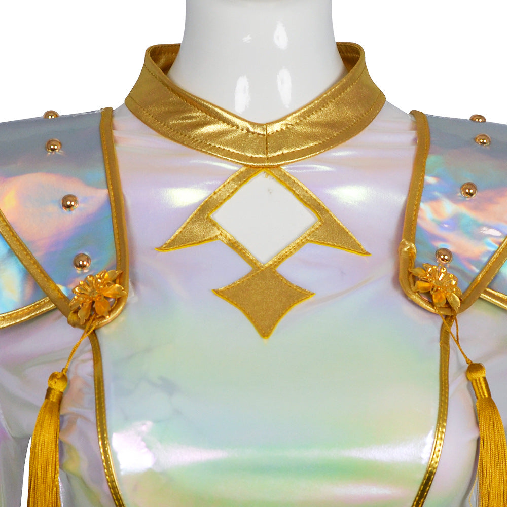 Kinder Kostüm Kriegerin Halloween Karneval Cosplay Set