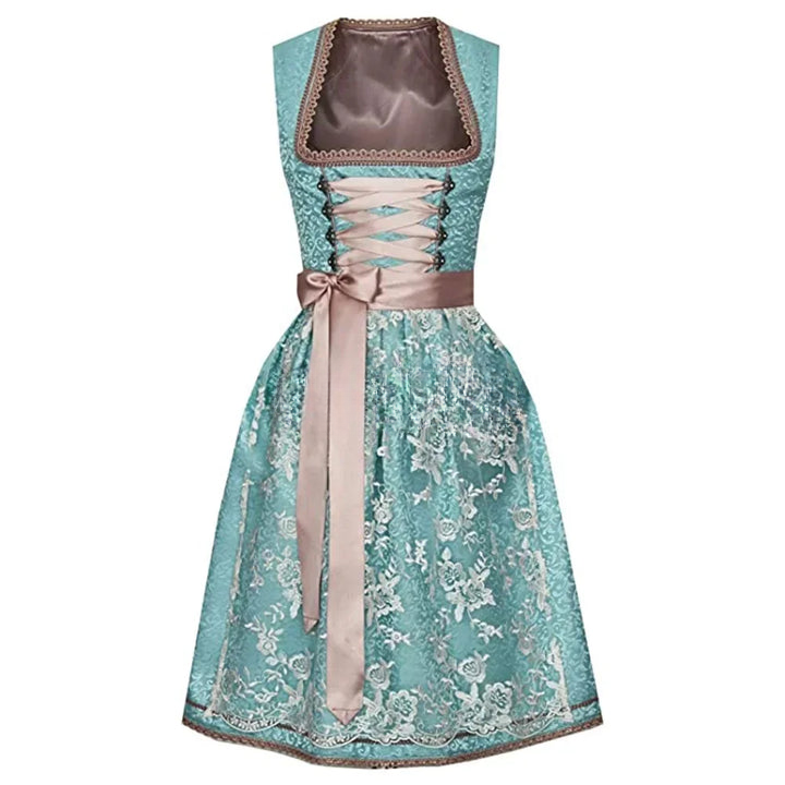 Damen Oktoberfest Dirndl Kleid | Kurz Bestickt