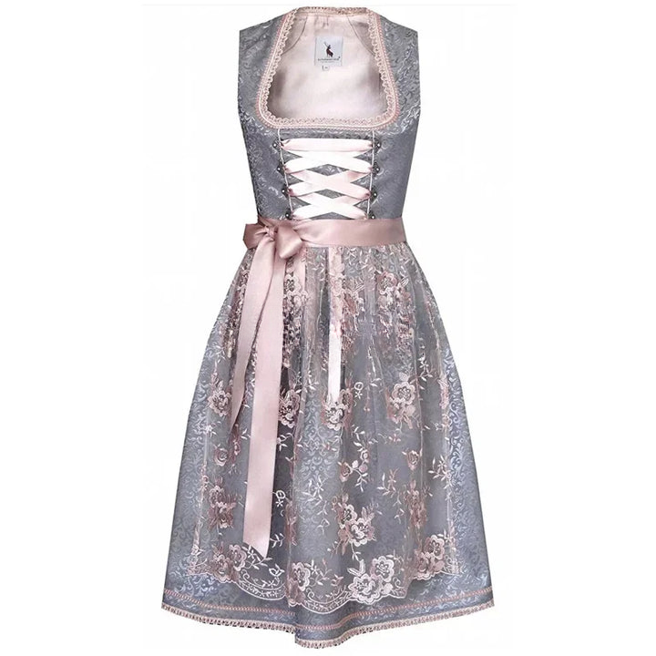 Damen Oktoberfest Dirndl Kleid | Kurz Bestickt