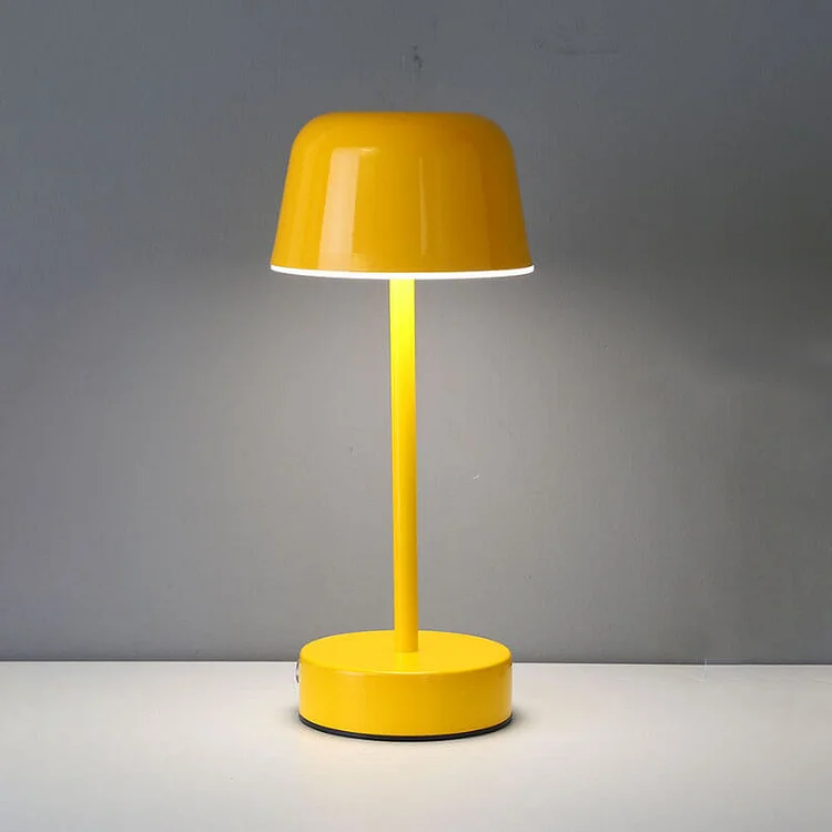 Tischlampe Modern LED Akku Touch Rot Design