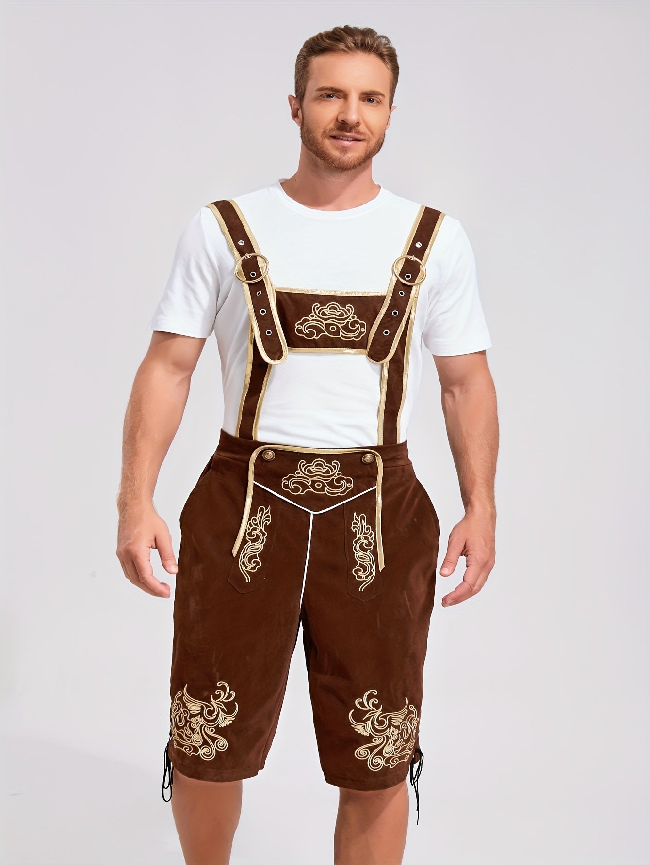 Herren Oktoberfest Trachten Outfit | 2025 Kurz Hose
