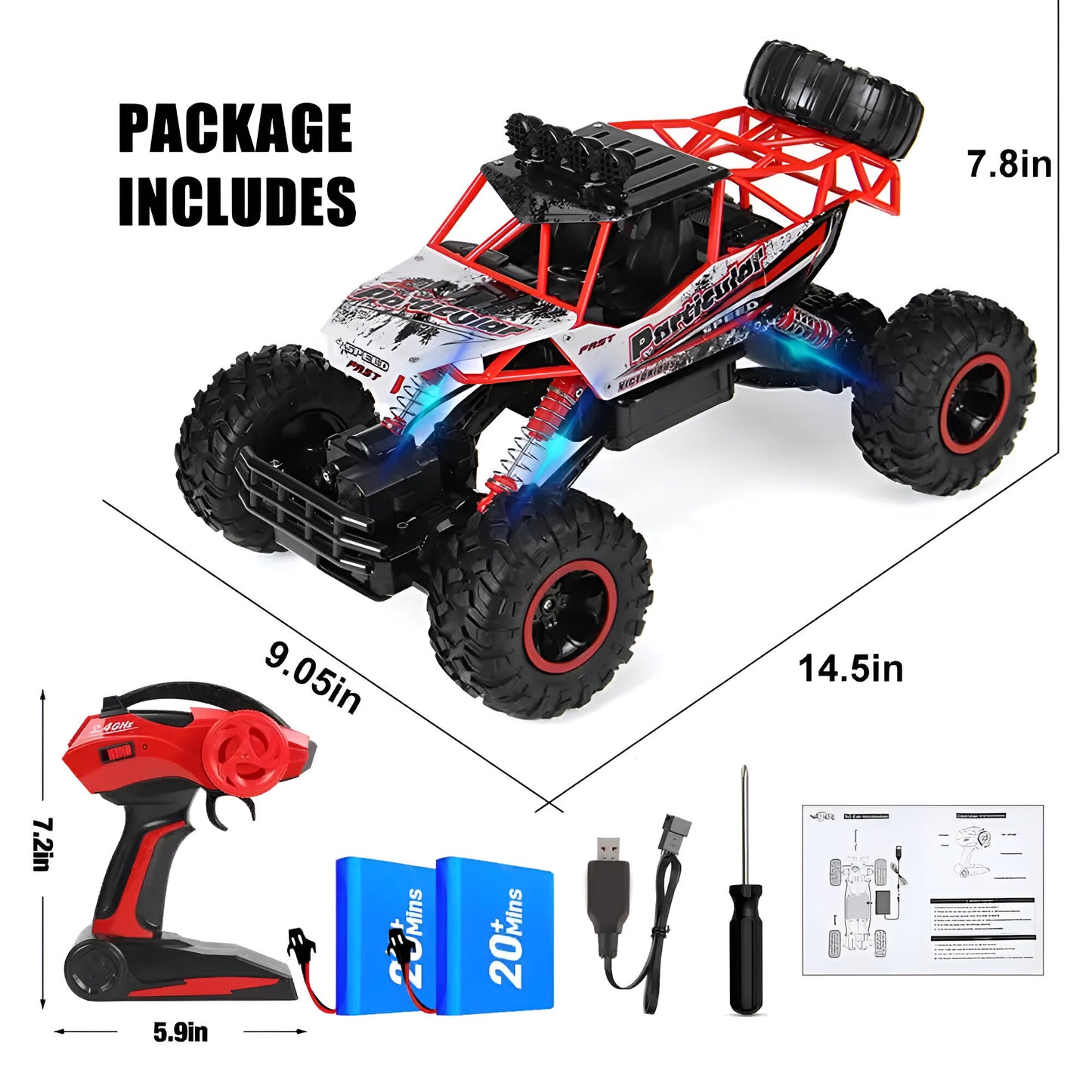 Ferngesteuertes Auto Offroad 4WD Spielzeug