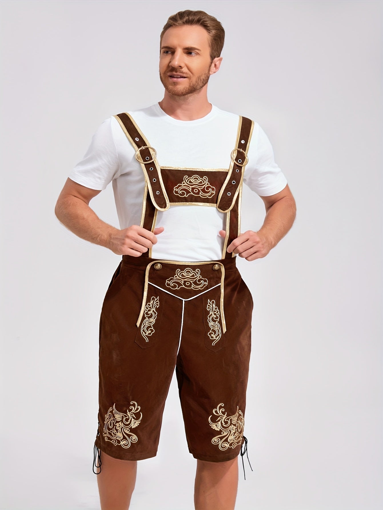 Herren Oktoberfest Trachten Outfit | 2025 Kurz Hose