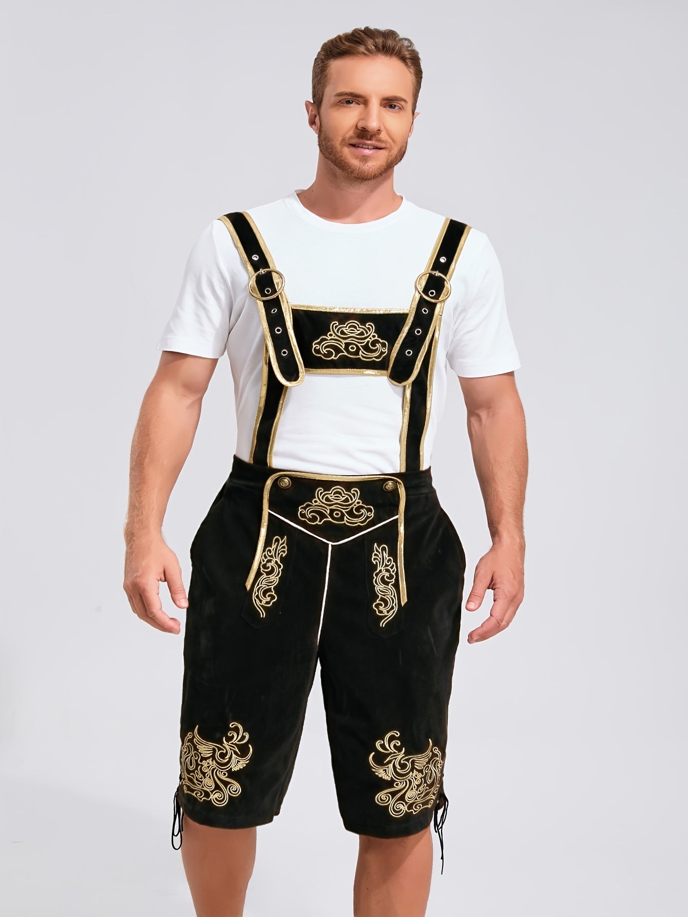 Herren Oktoberfest Trachten Outfit | 2025 Kurz Hose