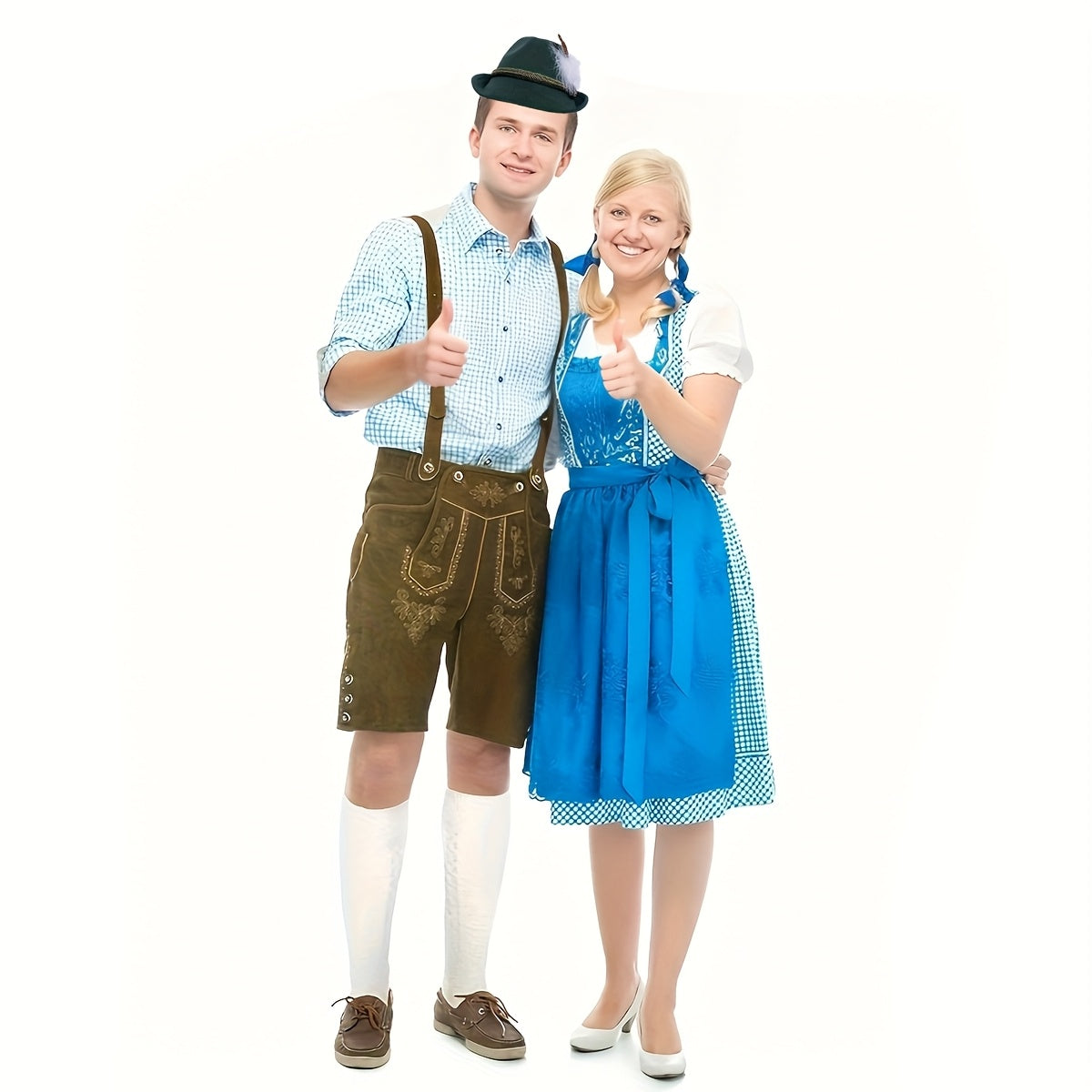 Oktoberfest Trachten Accessoire Set 2025 | Hut und Kniestrümpfe