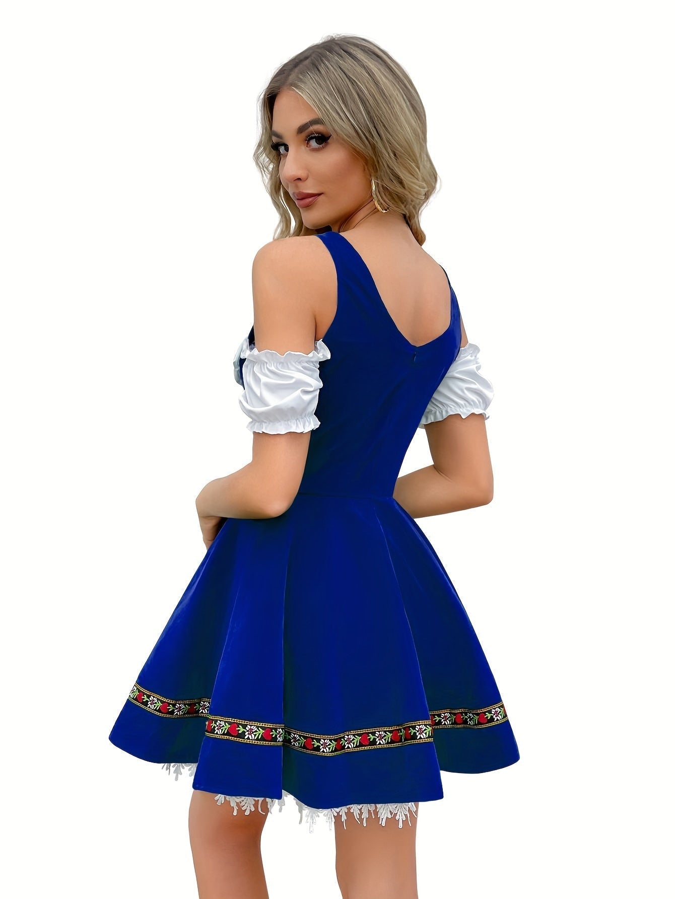 Damen Oktoberfest Outfit 2025 Kurz Ärmellos
