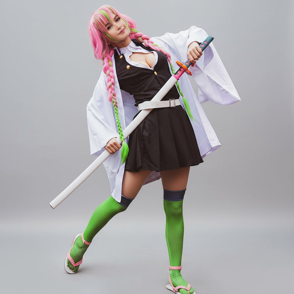 Kimono Cosplay Kostüm Set aus Polyester