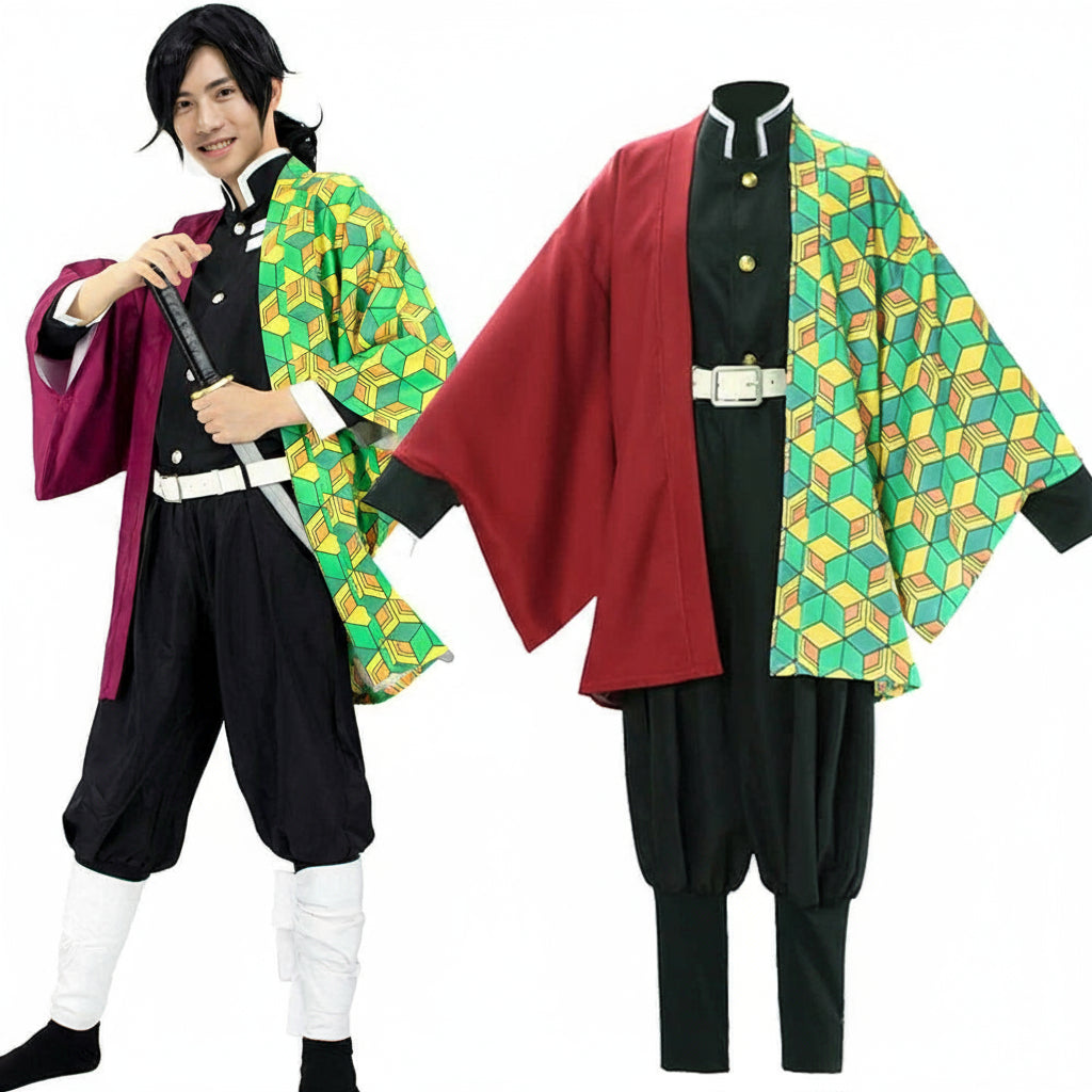 Kimono Cosplay Kostüm Set aus Polyester