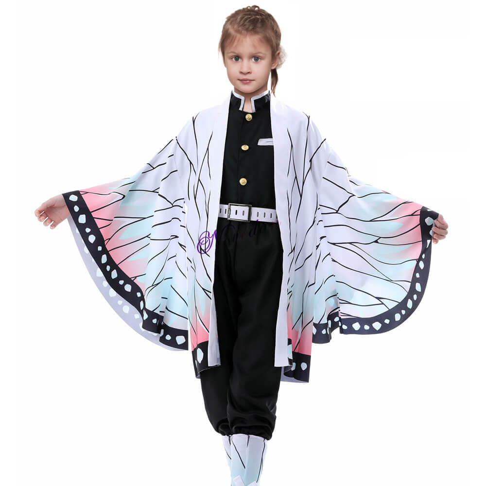 Halloween Kinderkostüm Schwarz Grün Kimono