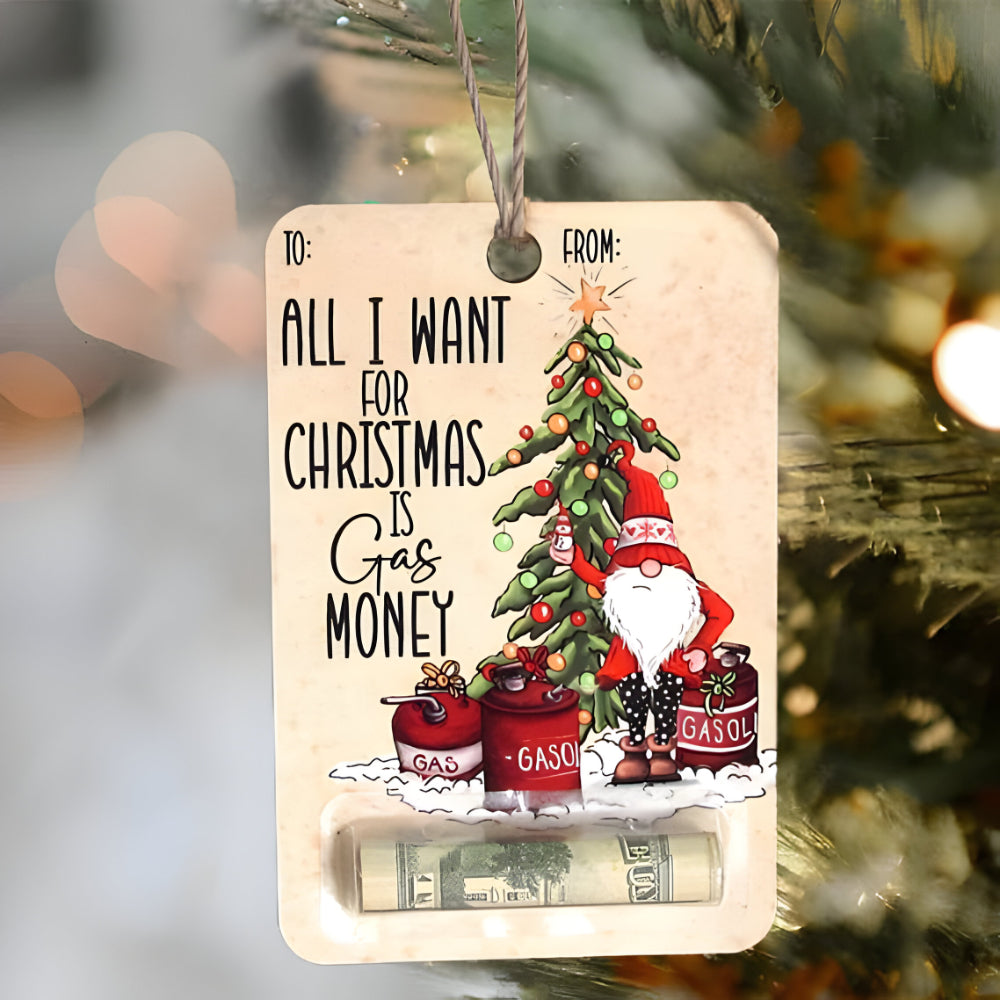 Weihnachtsdeko Holz Geldgeschenk Anhänger