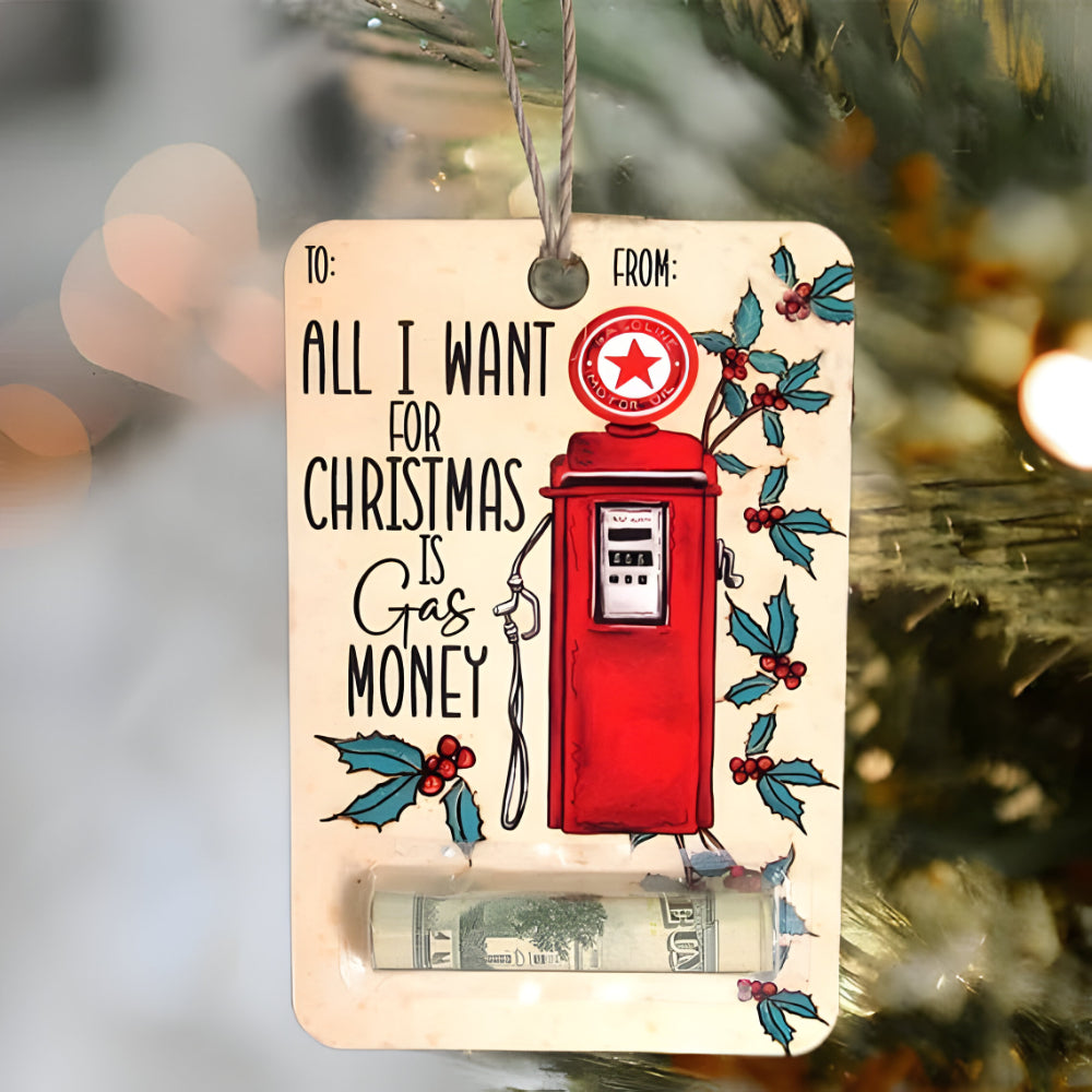 Weihnachtsdeko Holz Geldgeschenk Anhänger