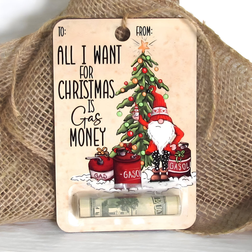 Weihnachtsdeko Holz Geldgeschenk Anhänger