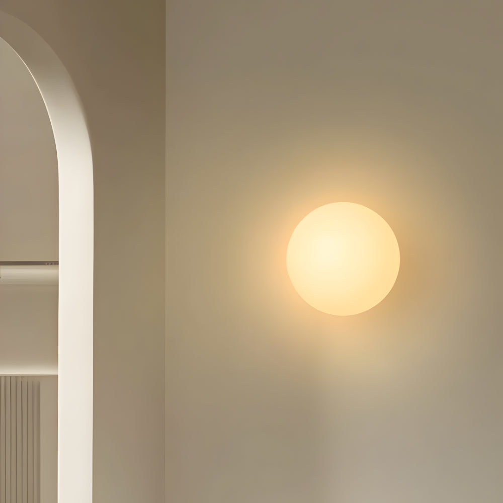 Wandleuchte Glas Rund Warmweiß Modern