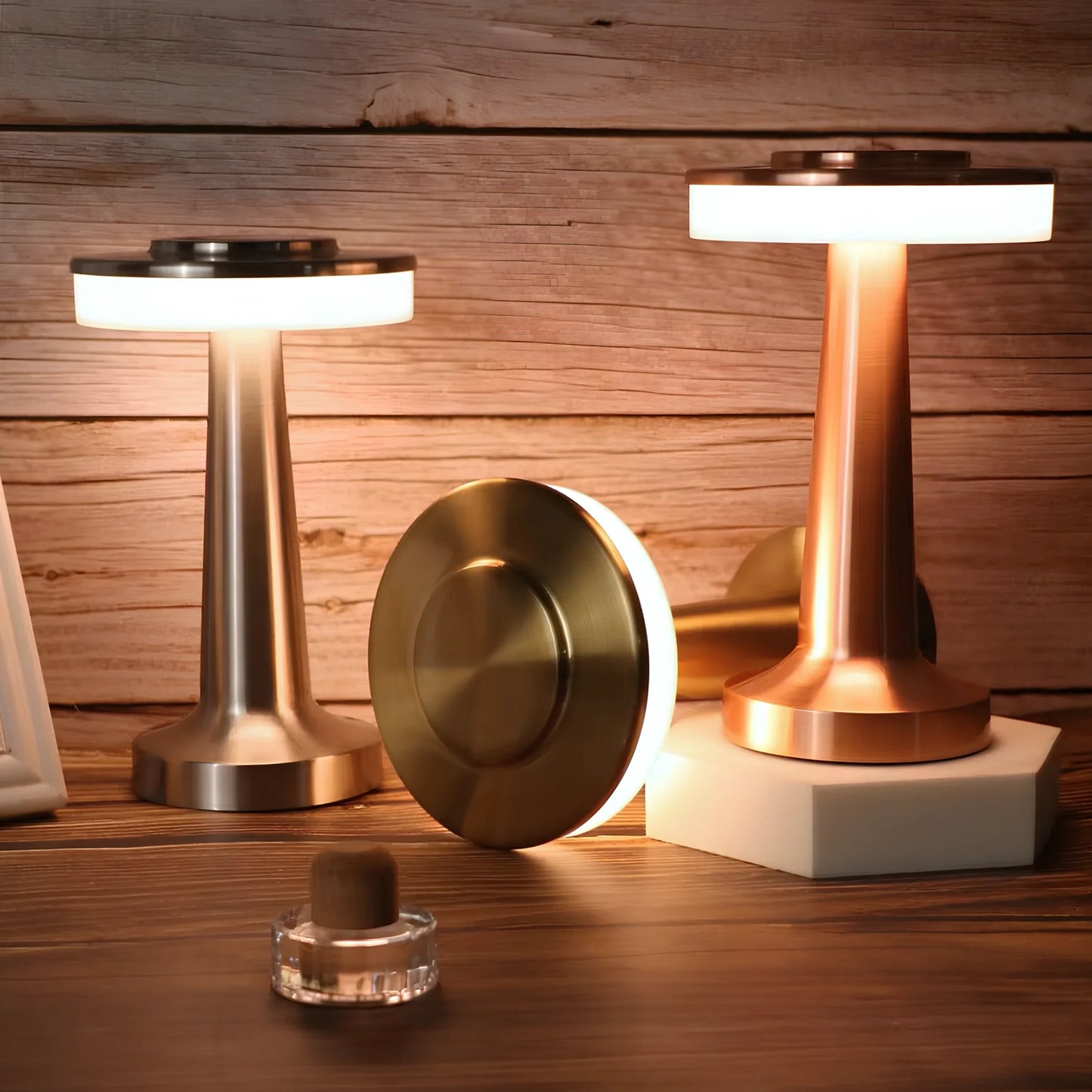 LED Tischlampe Kabellos Dimmbar
