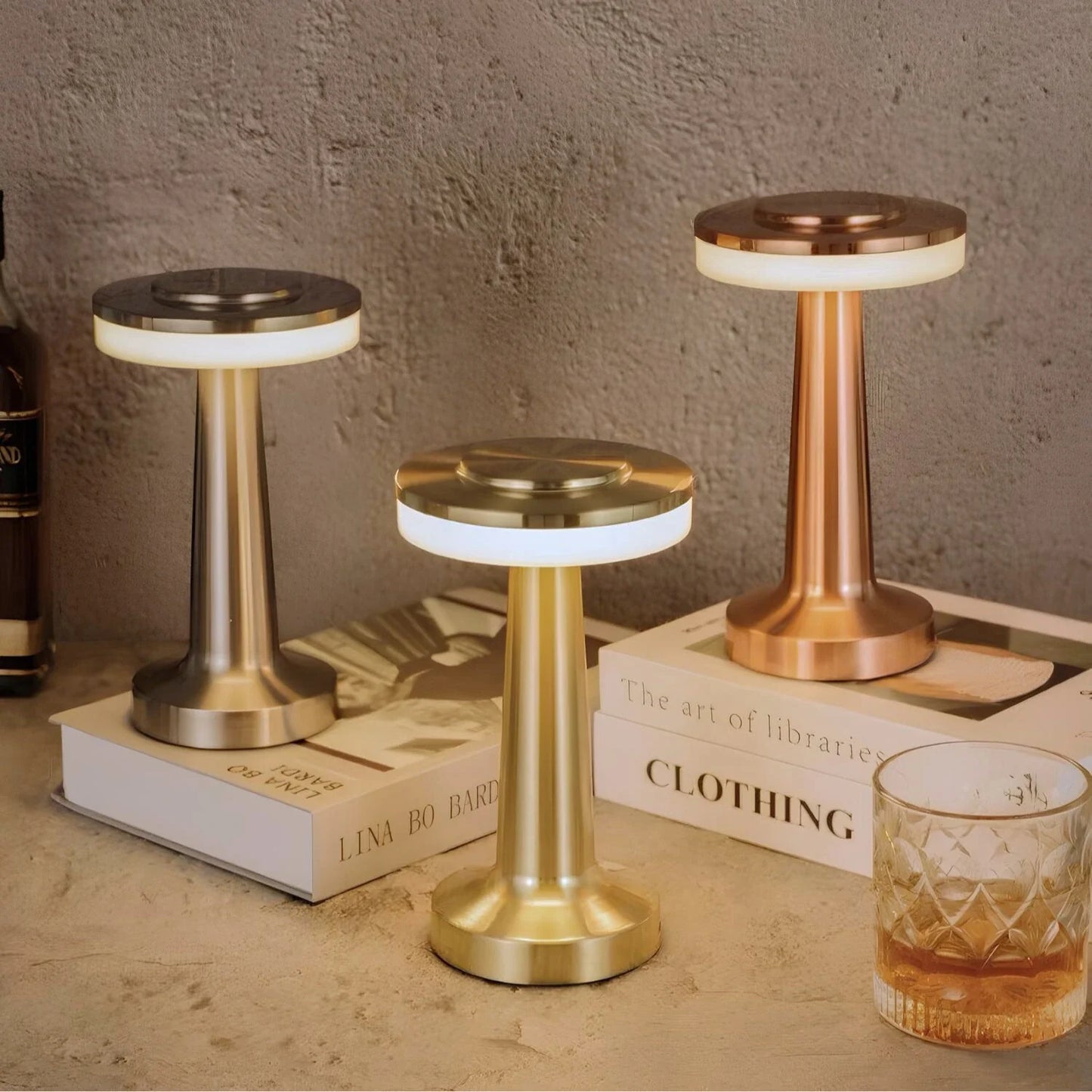 LED Tischlampe Kabellos Dimmbar