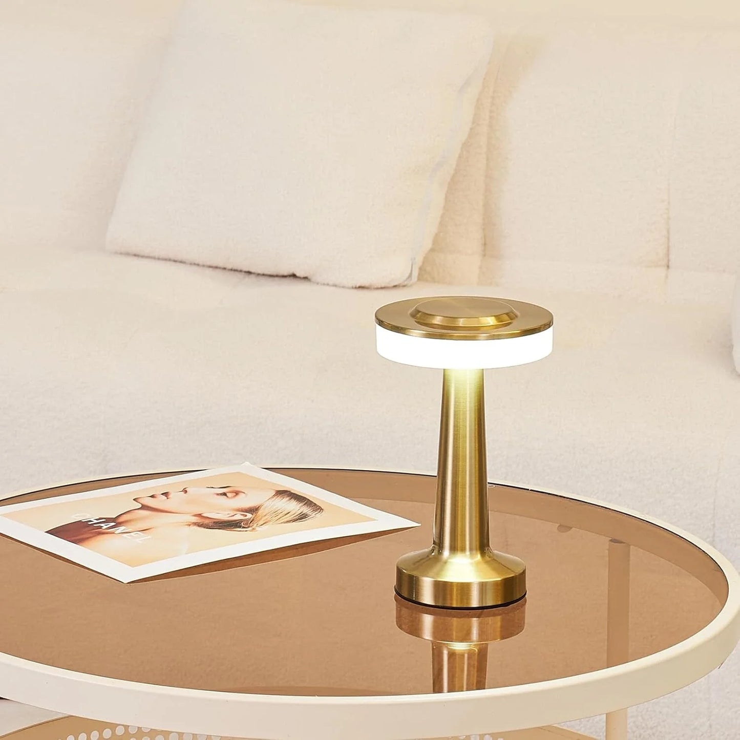 LED Tischlampe Kabellos Dimmbar
