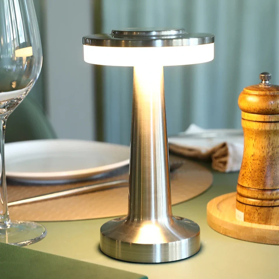 LED Tischlampe Kabellos Dimmbar