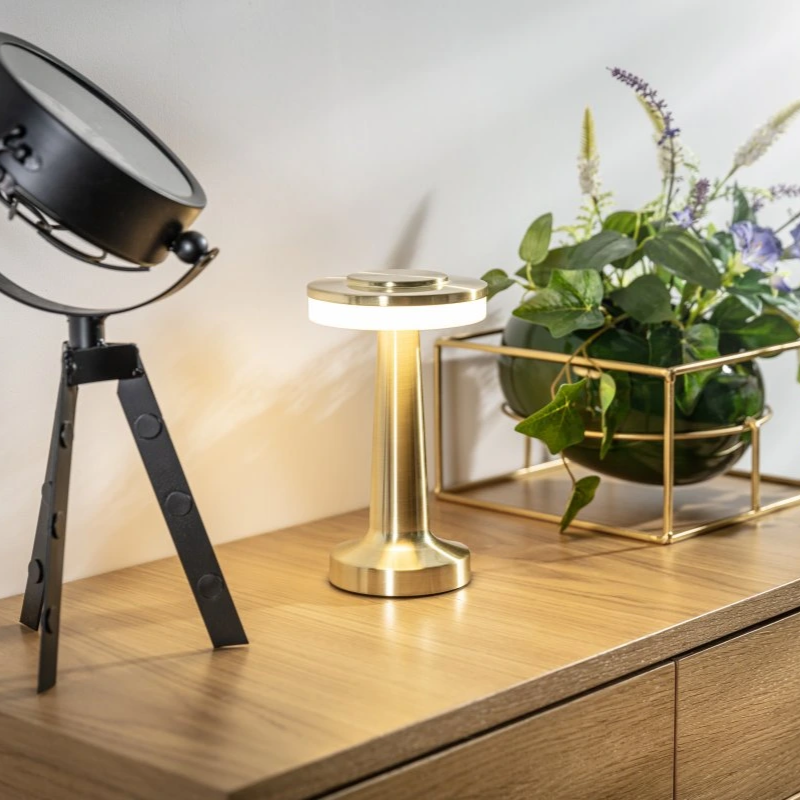 LED Tischlampe Kabellos Dimmbar