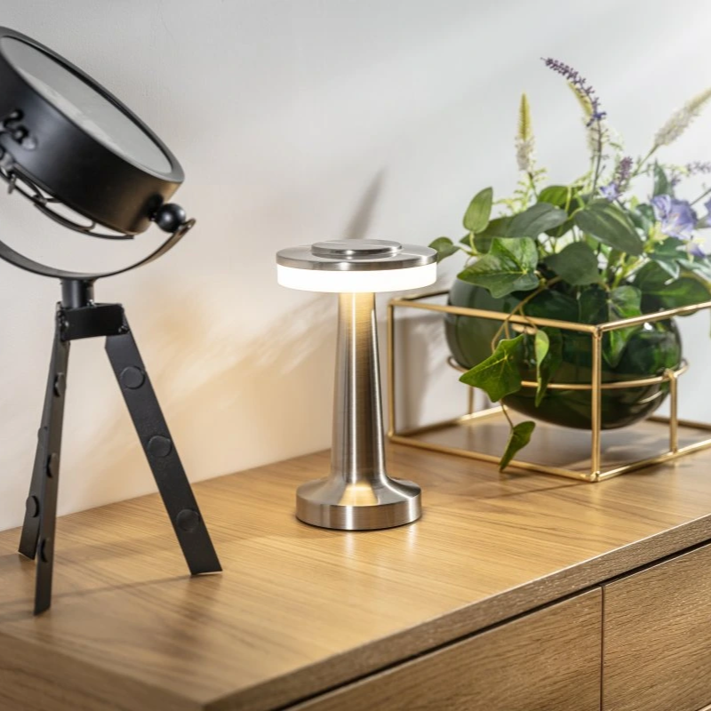 LED Tischlampe Kabellos Dimmbar