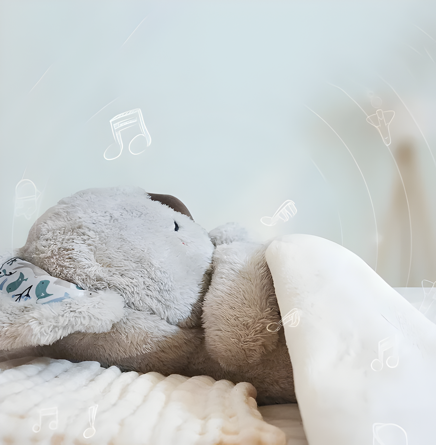 Baby Kuscheltier Einschlafhilfe mit Licht