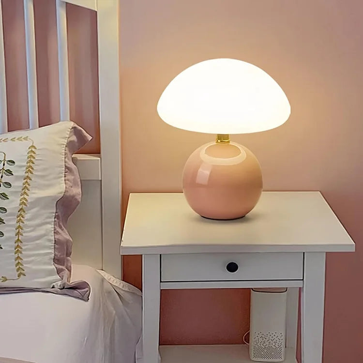 LED Tischlampe Weiß Modern Nachttisch