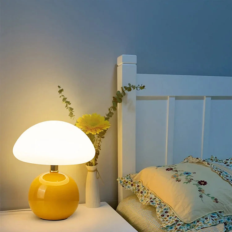 LED Tischlampe Weiß Modern Nachttisch