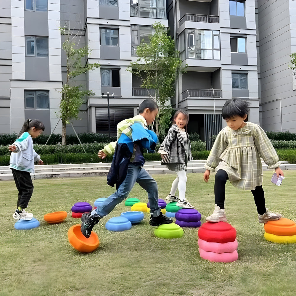 Balance Steine Kinder Rutschfest Outdoor Spielzeug