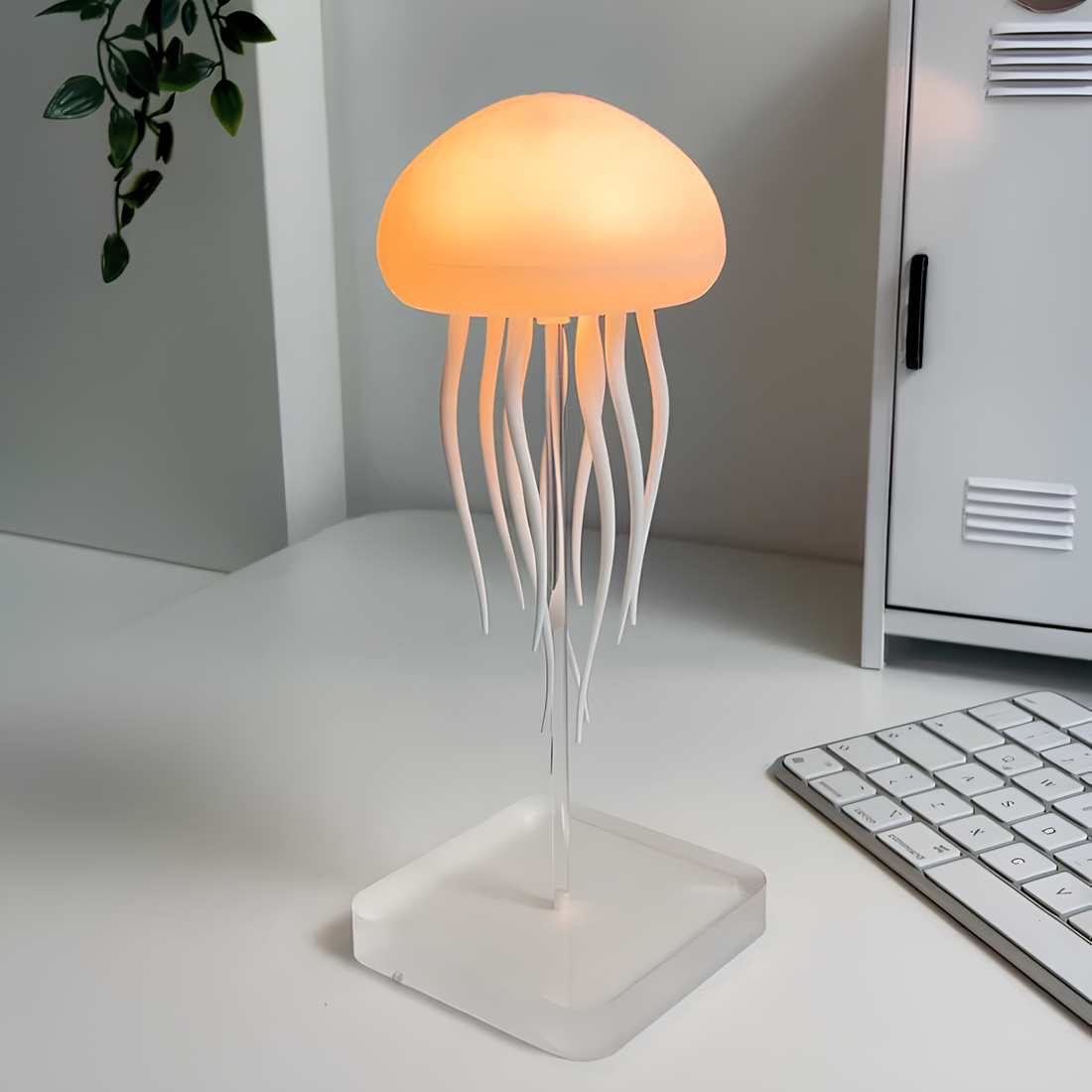 LED Tischlampe Quallen Design mit Farbwechsel