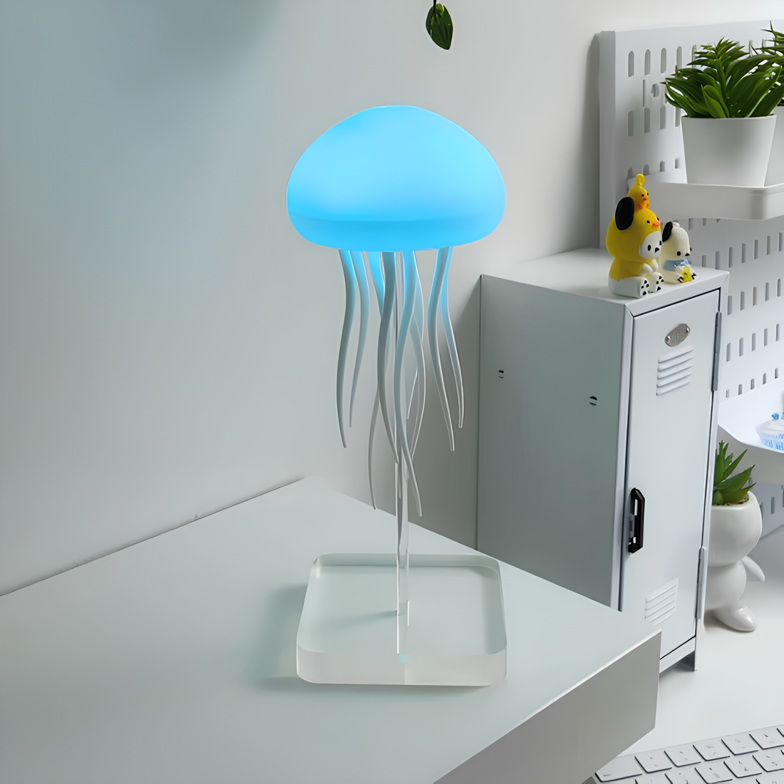 LED Tischlampe Quallen Design mit Farbwechsel