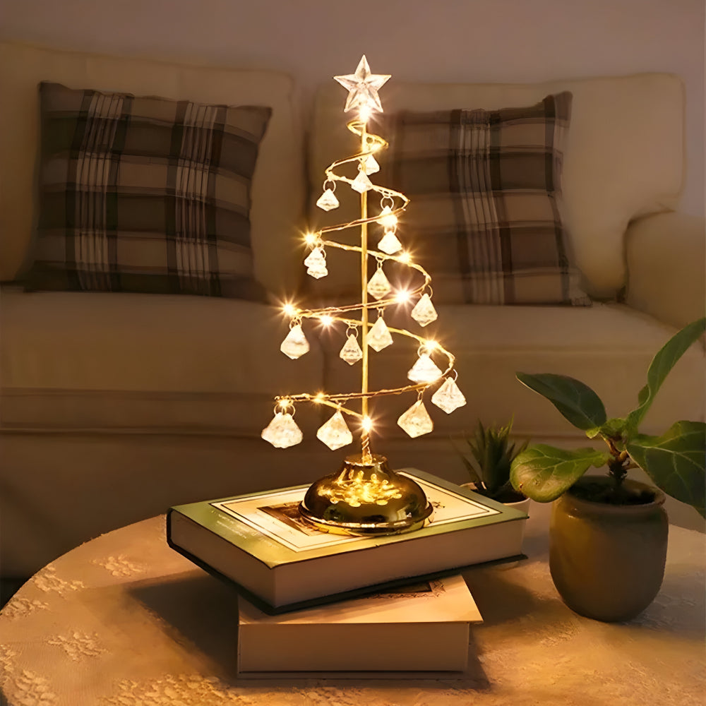 Weihnachtsdeko LED Acryl Tischlampe